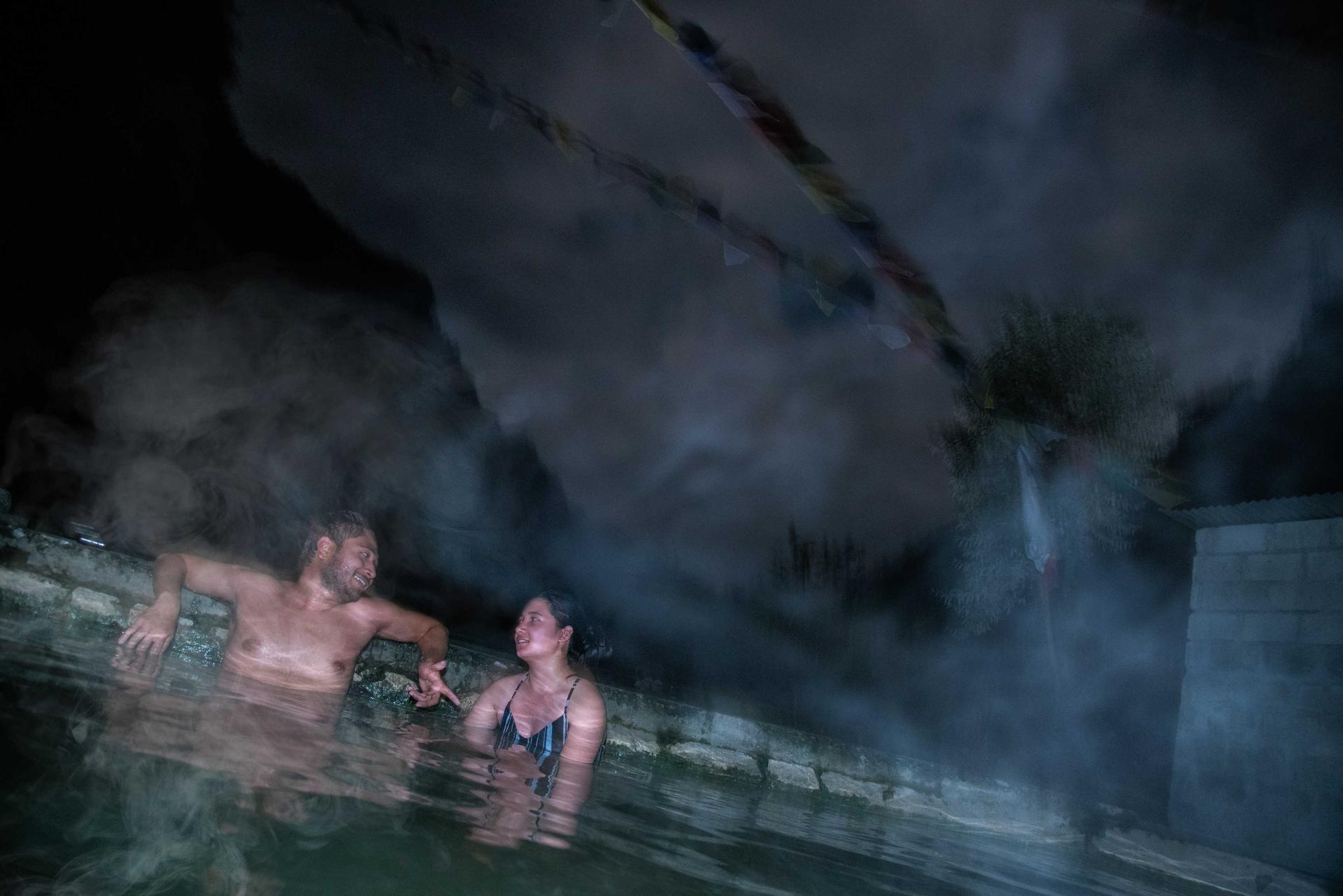 Relax in Natural Hot Springs