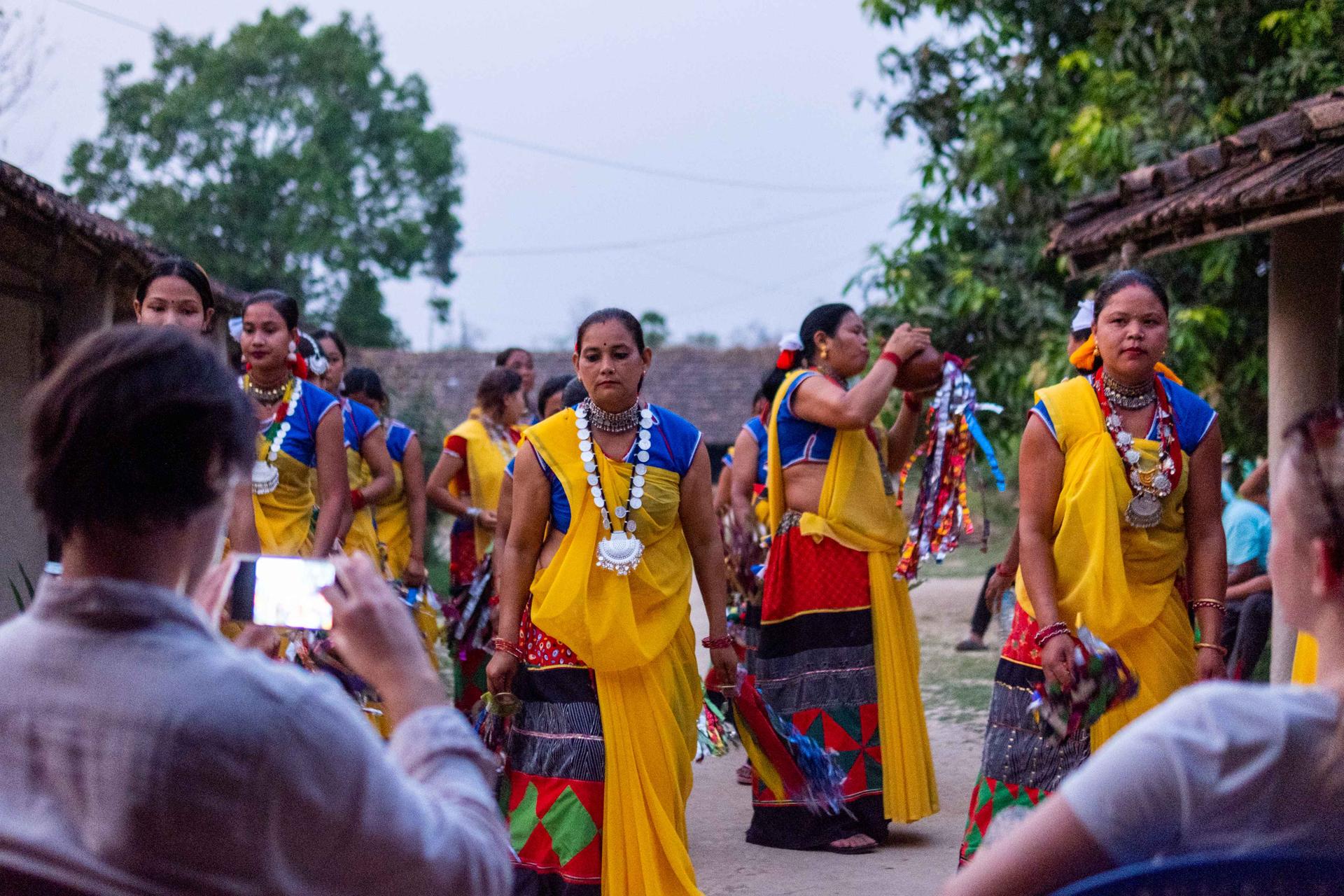 Tharu Cultural Program At Bhada