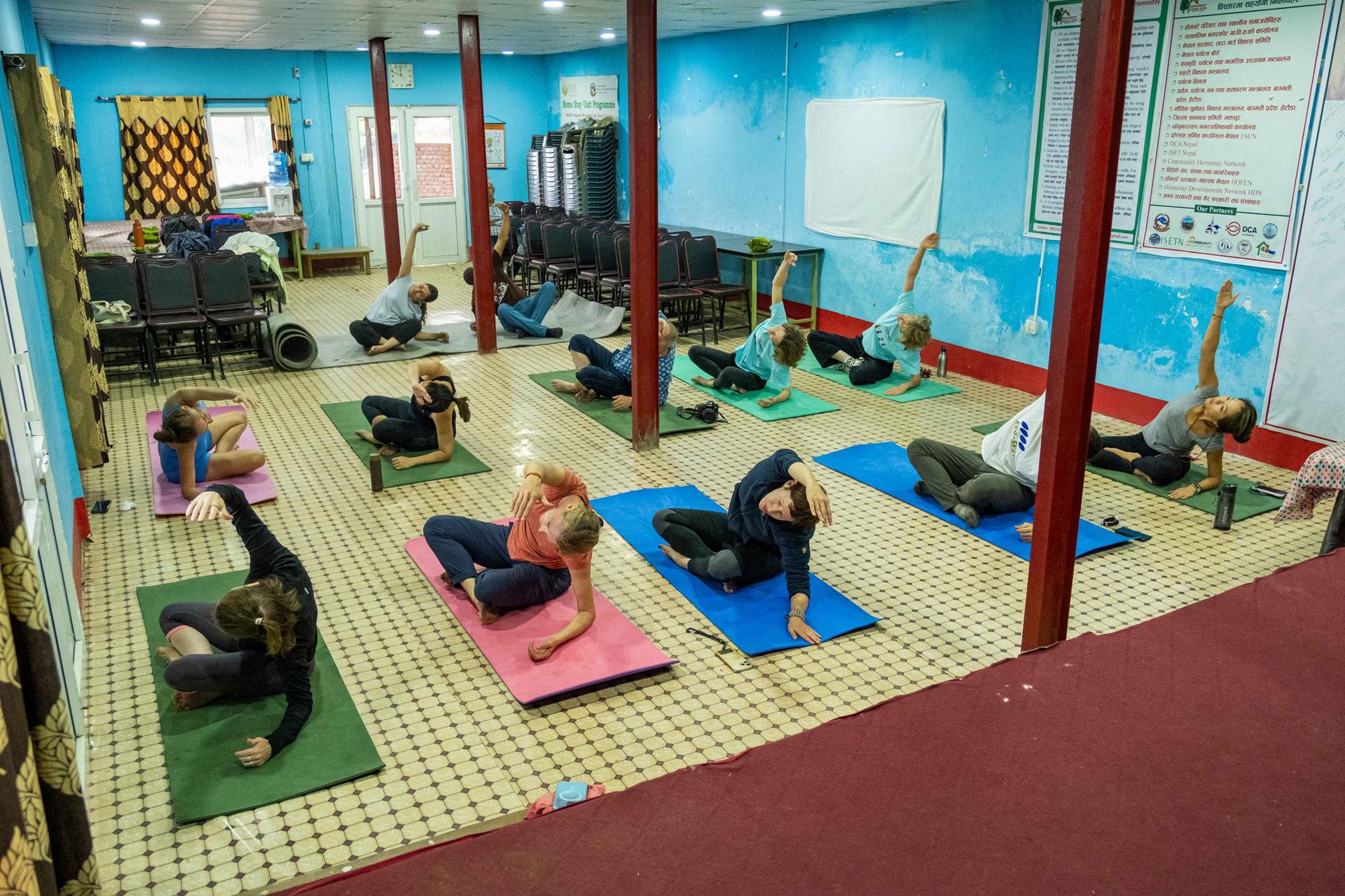 Practice Hatha Yoga In Scenic Nagarkot