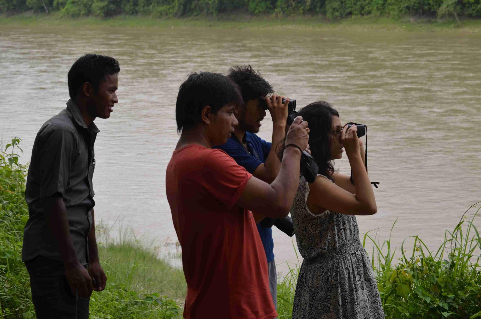 Bird-watching In The Community Forest